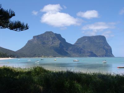 Iconic shot of Lord Howe Island