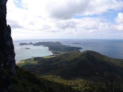 View from the Goathouse on Lord Howe Island