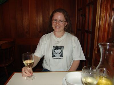 Obligatory Blogography t-shirt shot :)