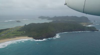 Lord Howe Island from the air