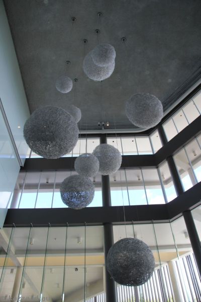 Sculpture in the lobby