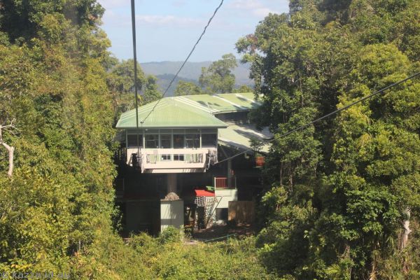 Approaching Red Peak station