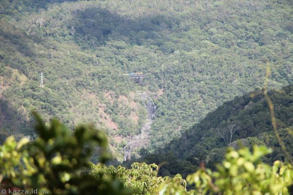 Train crossing the Barron River