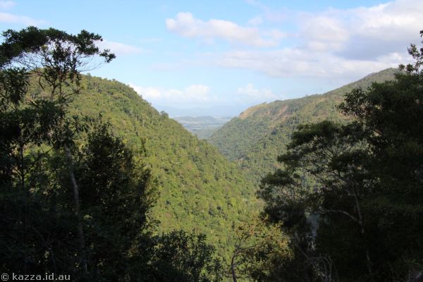 View down Barron Gorge