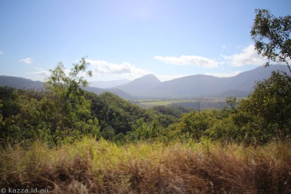 View east from Gillies Range Road