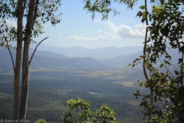 View northeast from Gillies Range Road