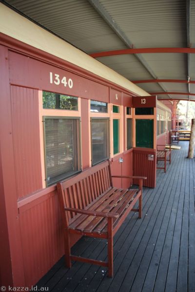 Side of the carriage