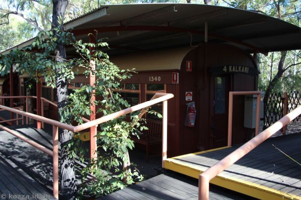 The train carriage we stayed in