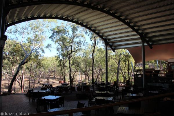 Dining hall at Undara Resort