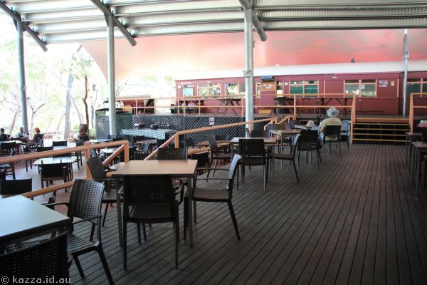 Dining area at Undara