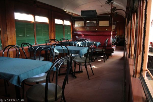 Dining area at Undara