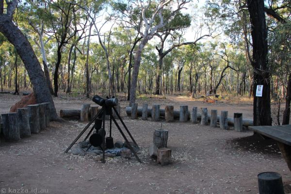 Bush breakfast area at Undara