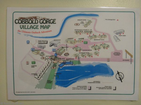 Cobbold Gorge Village Map