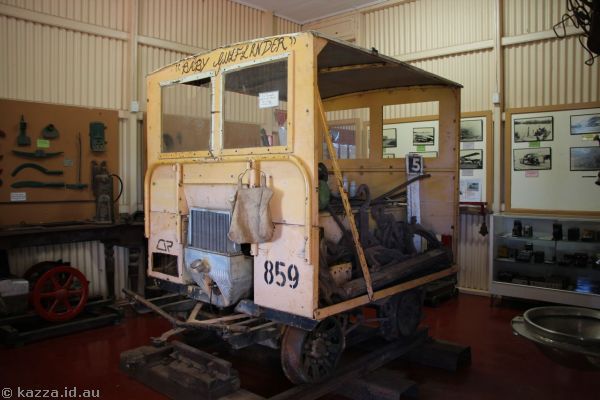 Baby Gulflander at Normanton Railway Station
