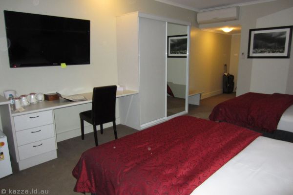 Our room<br>Photo by Mum