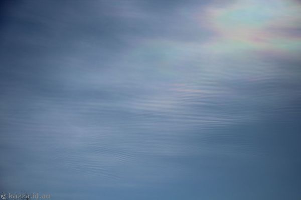 Pretty coloured sky near Mt Isa