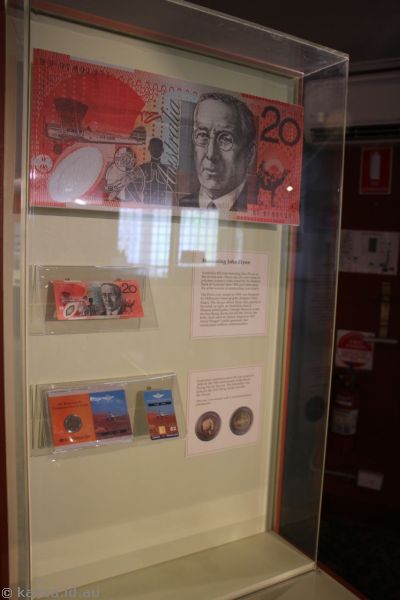Australian banknotes and coins honouring John Flynn