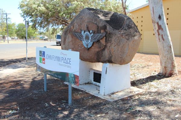 Sign outside John Flynn Place