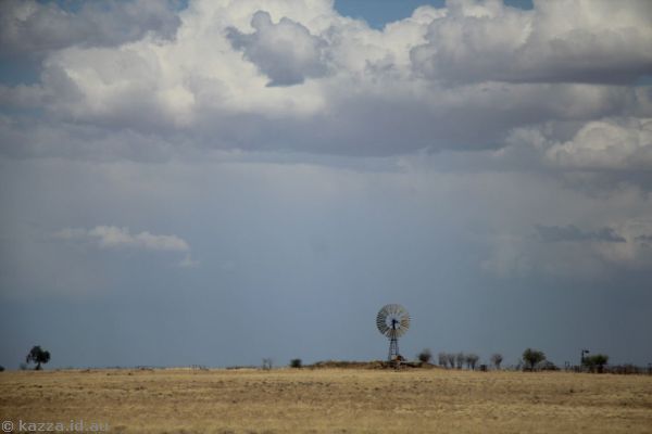 Storm over the outback