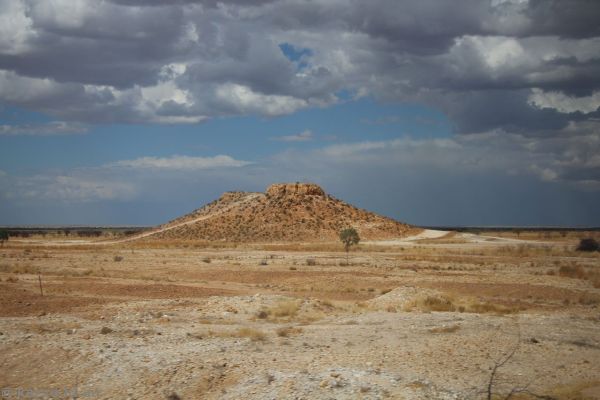 Rocky mound off the Landsborough Highway