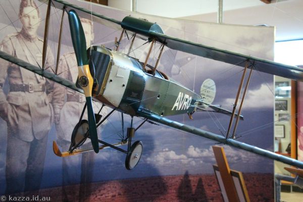 Quarter scale model of Qantas AVRO 504K