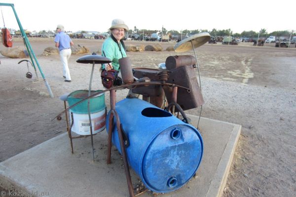 Me playing drums at the Musical Fence