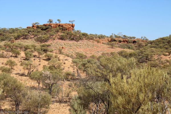 Countryside at the Dinosaur Stampede National Monument