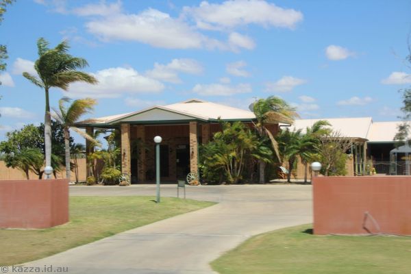 Entrance of the motor inn