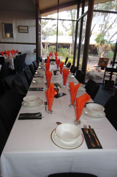 Table set for dinner<br>Photo by Mum