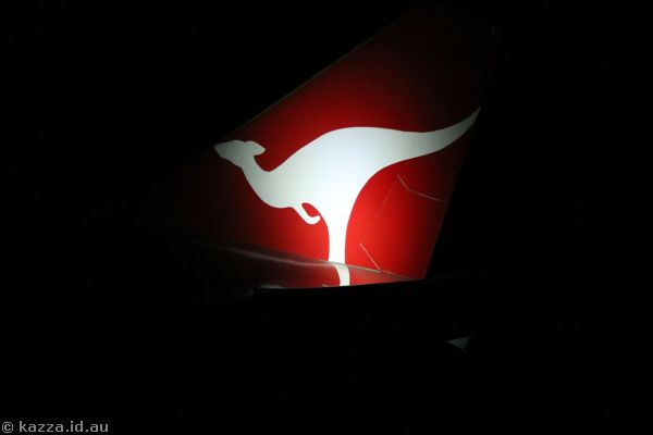 The Flying Kangaroo by night