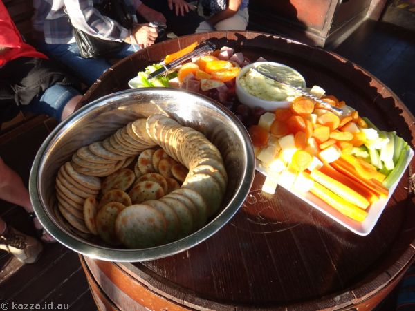 Nibbles we had on the boat