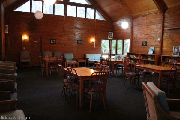 Inside the main building