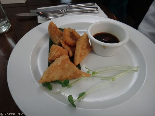 Salt and pepper squid w/ sweet soy dipping sauce that Mum must have had