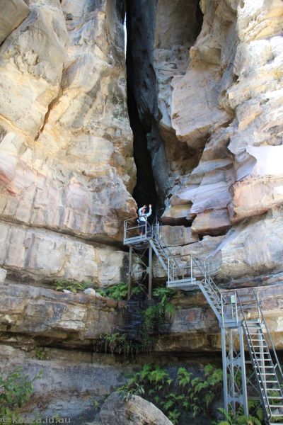 Brian at the entrance of the Amphitheatre