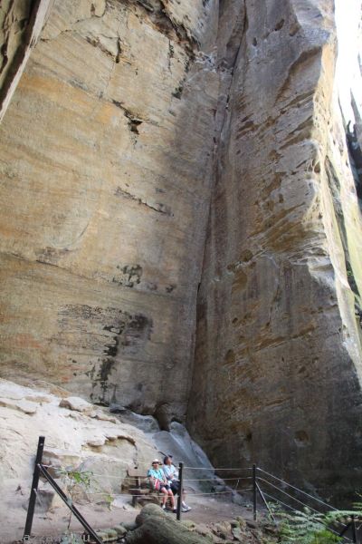 Mum and Brian in the Amphitheatre