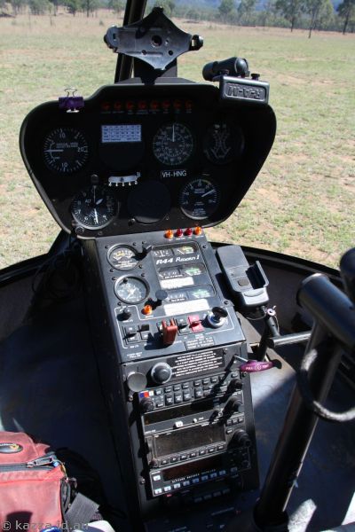 Instruments of VH-HNG helicopter