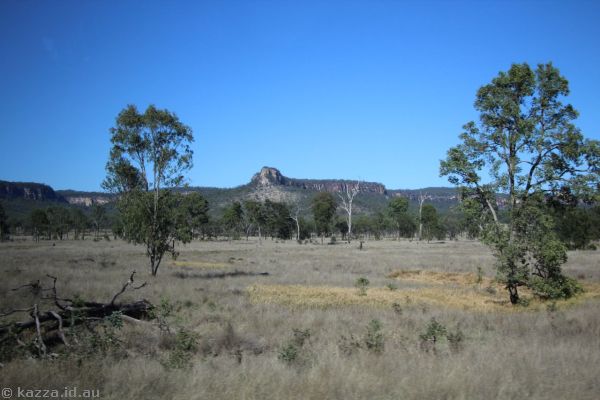 View back towards Carnarvon Gorge