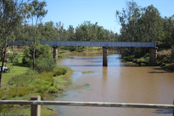Crossing Dogwood Creek near Miles