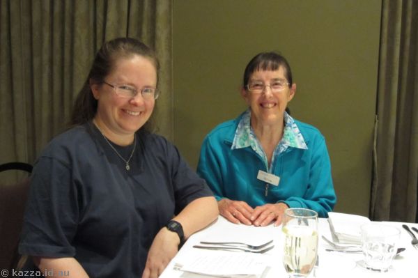 Me and Mum on our last night of the tour