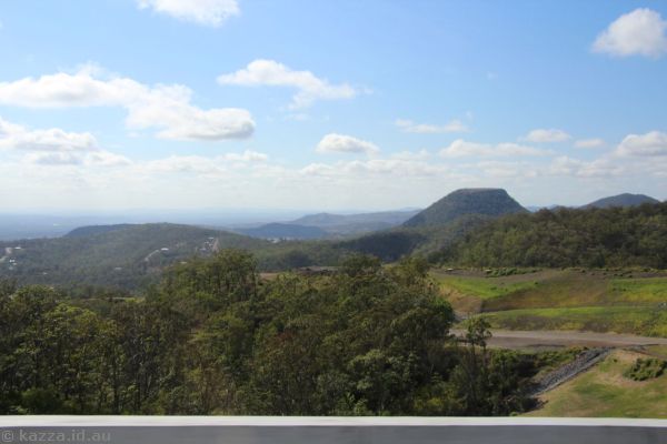 View on the way down off the escarpment