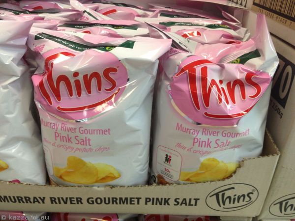Murray River Gourmet Pink Salt chips we saw in Woolworths