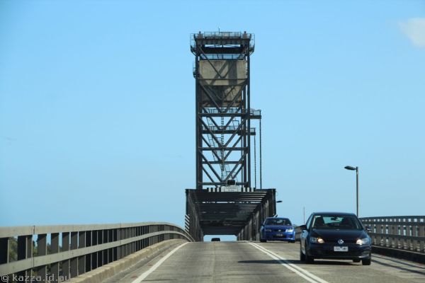Crossing the Harwood Bridge over the Clarence River