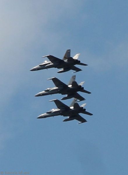 F18s over Raymond Terrace