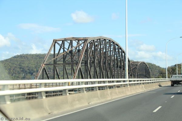 Old road bridge over the Hawkesbury River