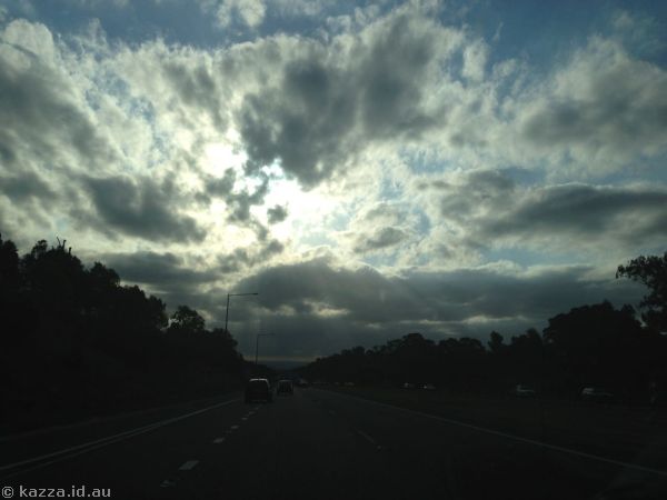 Pretty sky over the M7 near Glenwood
