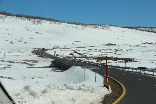 Crossing the Eucumbene River