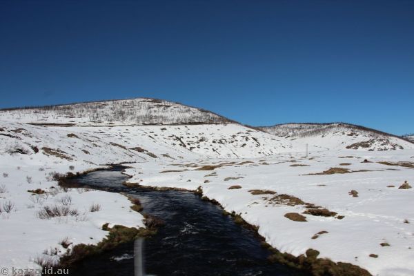 Crossing the Eucumbene River