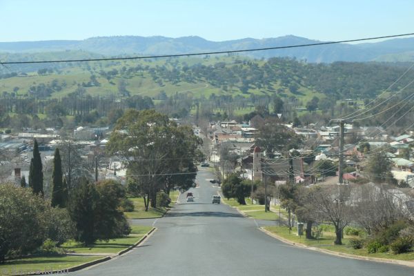 View down Wynyard Street
