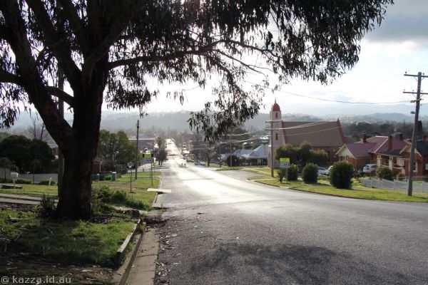 View down Wynyard Street