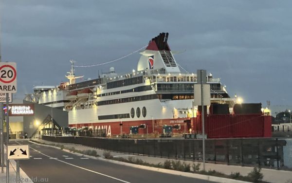 Approaching the Spirit of Tasmania I